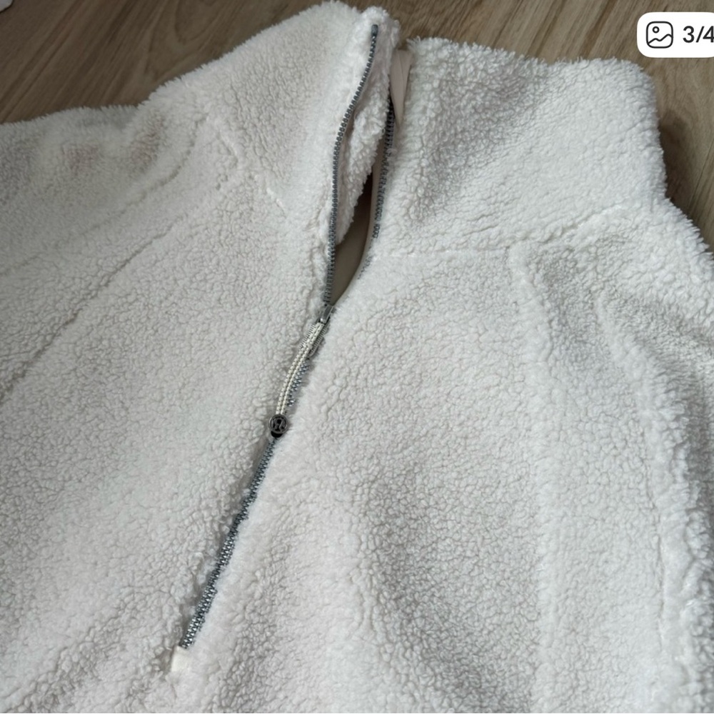 Lululemon oversized fleece scuba half-zip - Picture 3 of 4